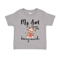 thumbnail image 1 of My Aunt Loves Me Beary Much Toddler T-Shirt 2T Athletic Heather, 1 of 3
