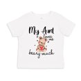 thumbnail image 1 of My Aunt Loves Me Beary Much Toddler T-Shirt 5/6T White, 1 of 3