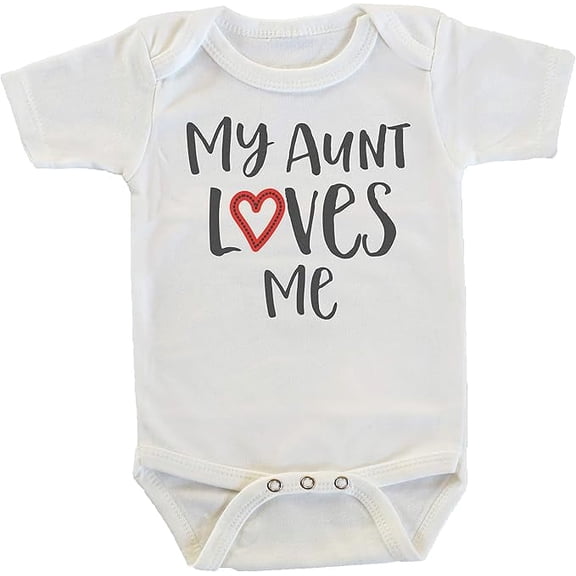 My Aunt Loves Me Onesie/Bodysuit Gift to Niece Nephew