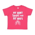 thumbnail image 1 of My Aunt Taught Me My ABG's Toddler T-Shirt 2T Cyber Pink, 1 of 3