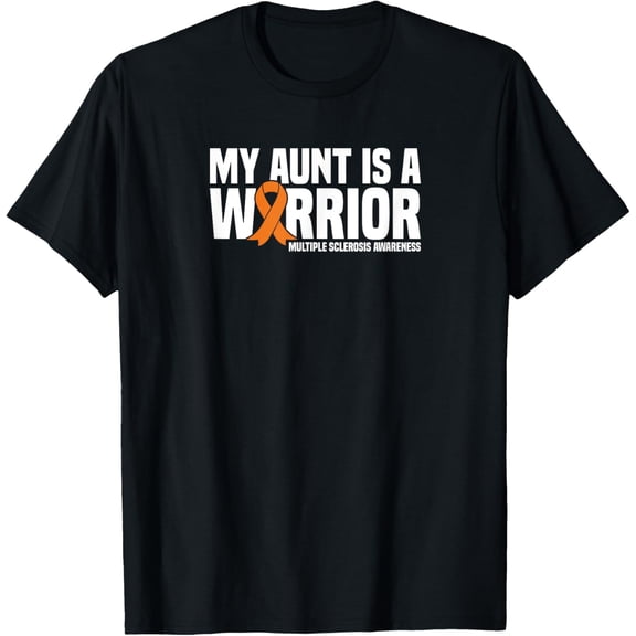 My Aunt is a Warrior MS Multiple Sclerosis Awareness T-Shirt
