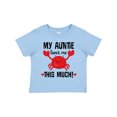 thumbnail image 1 of Inktastic My Auntie Loves Me Nephew Boys or Girls Toddler T-Shirt, 1 of 5