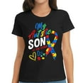 thumbnail image 1 of My Autistic Son is the Bomb Autism Parent Support Gift T-Shirt, 1 of 5