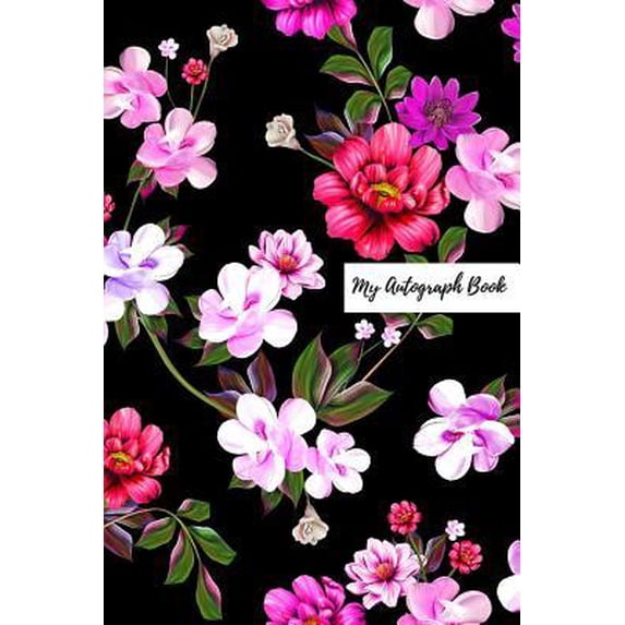 My Autograph Book: Blank Portable Unlined Keepsake Memory Book for All Your Favourite Celebrities, Sports Stars, Disney Cartoon Character Paperback