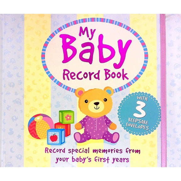 My Baby Record Book With 3 Keepsake Envelopes