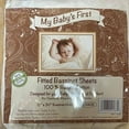 thumbnail image 1 of My Baby's First, Fitted Bassinet Sheets, 100% Natural Cotton, 15" x 30", 2 Pack, 1 of 1