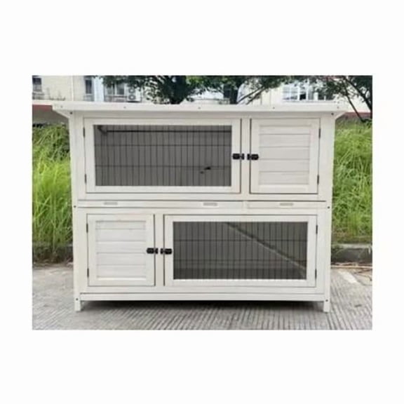 My Backyard Farm 140730 2 Level Rabbit Hutch