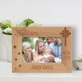 thumbnail image 1 of My Baptism Personalized Wooden Frame-6" x 4" Brown Horizontal, 1 of 1