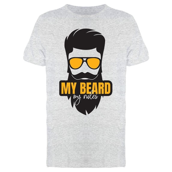 My Beard, My Rules T-Shirt Men -Image by Shutterstock, Male Large
