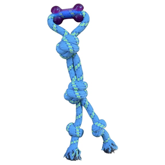 My Beastie Ruff Tug - Floss Chew Rope Toy for Dogs (Small)