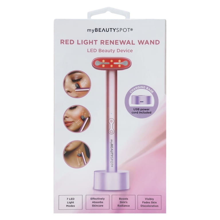 My Beauty Spot Red Light Renewal Wand for Face and Neck - Walmart.com