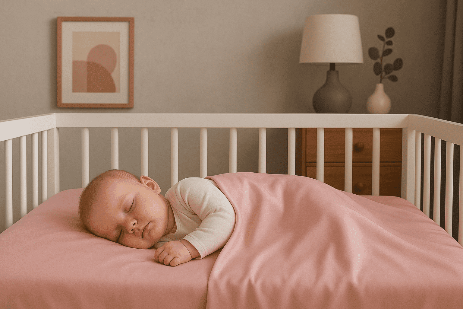My Bed Linens’ Silky Smooth, Hypoallergenic TENCEL™ 300 TC Baby Crib Sheets, Pink, 2 Sheets Per Pack