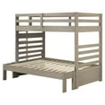 thumbnail image 1 of My Bed Now Everest Twin-over-Full Solid Wood Bunk Bed with Ladder in Slate Brown, 1 of 5