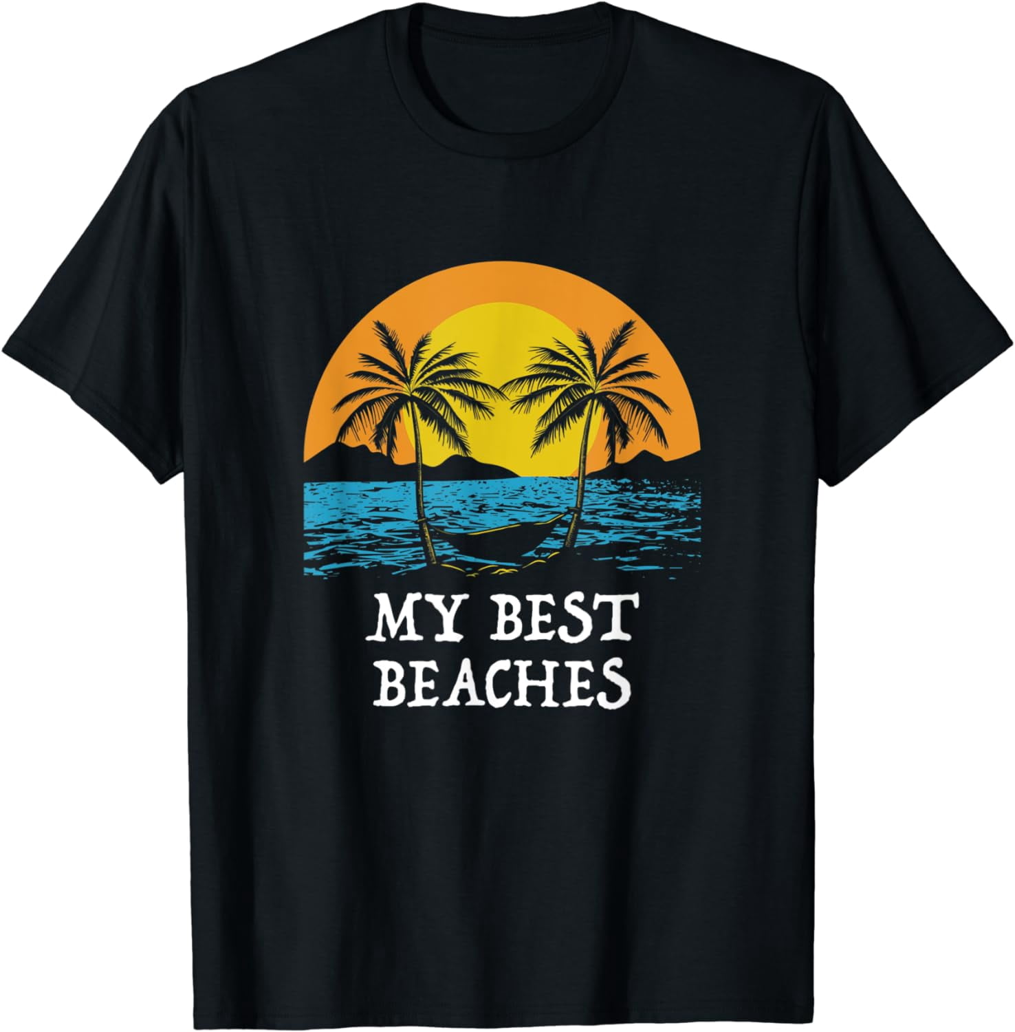 My Best Beaches Vacation Friends Trip Buddy Beach Sayings T-Shirt ...