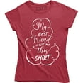 thumbnail image 1 of My Best Friend Got Me This Women's Inspirational Friendship T-Shirt, 1 of 4