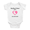 thumbnail image 1 of My Best Friend is A Bloodhound Dog Funny Baby Outfits 0-3 Months, 1 of 5