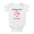 thumbnail image 1 of My Best Friend is A Field Spaniel Dog Funny Baby Outfits 0-3 Months, 1 of 5