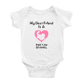 thumbnail image 1 of My Best Friend is A Tibetan Spaniel Dog Funny Baby Outfits 0-3 Months, 1 of 5