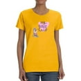 thumbnail image 1 of My Better Half Corgi T-Shirt Women -Image by Shutterstock, Female Small, 1 of 4