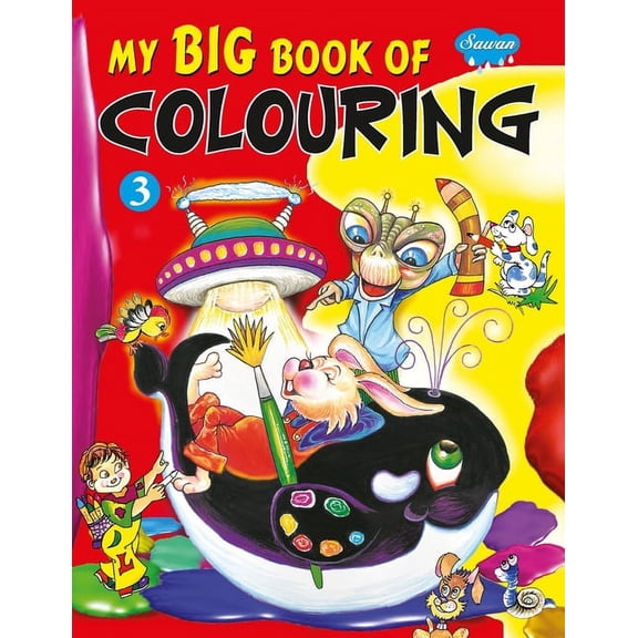 My Big Book of Colouring-3, (Paperback)