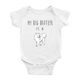 thumbnail image 1 of My Big Brother Is A American Eskimo Dog Cute Baby Clothing Bodysuits Boy Girl Unisex, 1 of 5