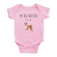 thumbnail image 1 of My Big Brother Is A Basenji Dog Funny Baby Clothes Bodysuit Infant Boy Girl Unisex, 1 of 5