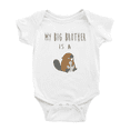 thumbnail image 1 of My Big Brother Is A Beaver Cute Baby Clothing Bodysuits Boy Girl, 1 of 5