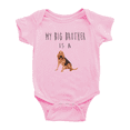 thumbnail image 1 of My Big Brother Is A Bloodhound Dog Cute Baby Rompers Boy Girl Unisex, 1 of 5