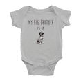 thumbnail image 1 of My Big Brother Is A Bluetick Coonhound Dog Baby Clothes Bodysuit Infant Boy Girl Unisex, 1 of 5