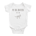 thumbnail image 1 of My Big Brother Is A Canaan Dog Funny Baby Bodysuit Boy Girl Unisex, 1 of 5
