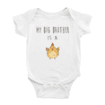 thumbnail image 1 of My Big Brother Is A Chicken Cute Baby Bodysuit Boy Girl Baby Clothes, 1 of 5