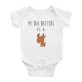 thumbnail image 1 of My Big Brother Is A Deer Cute Baby Clothing Bodysuits Boy Girl, 1 of 5