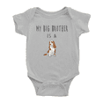 thumbnail image 1 of My Big Brother Is A English Cocker Spaniel Dog Funny Baby Clothing Bodysuits Boy Girl Unisex, 1 of 5