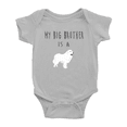 thumbnail image 1 of My Big Brother Is A Great Pyrenees Dog Cute Baby Boy Girl Clothing Gift, 1 of 5