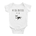 thumbnail image 1 of My Big Brother Is A Husky Dog Funny Baby Clothing Bodysuits Boy Girl Unisex, 1 of 5