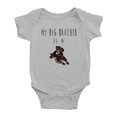 thumbnail image 1 of My Big Brother Is A Labrador Retriever Dog Cute baby romper jumpsuit Newborn-24 Monthes, 1 of 5