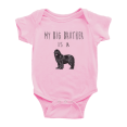 thumbnail image 1 of My Big Brother Is A Newfoundland Dog Funny Baby Bodysuits Boy Girl Unisex, 1 of 5