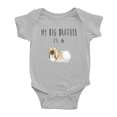 thumbnail image 1 of My Big Brother Is A Pekingese Dog Funny Baby Jumpsuit Boy Girl Unisex, 1 of 5
