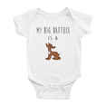 thumbnail image 1 of My Big Brother Is A Pharaoh Hound Dog Funny Baby Bodysuit Boy Girl Unisex, 1 of 5