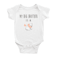 thumbnail image 1 of My Big Brother Is A Polar Bear Funny Infant Boys Girl Baby Bodysuit, 1 of 5