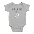 thumbnail image 1 of My Big Brother Is A Samoyed Dog Cute Baby Clothing Jumpsuits Boy Girl, 1 of 5