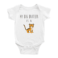 thumbnail image 1 of My Big Brother Is A Tiger Cute Baby Clothing Bodysuits Boy Girl, 1 of 5