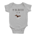 thumbnail image 1 of My Big Brother Is A Treeing Walker Coonhound Dog Baby Clothes Bodysuit Boy Girl Unisex, 1 of 5