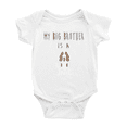 thumbnail image 1 of My Big Brother Is A Welsh Springer Spaniel Dog Funny Baby Clothing Bodysuits Boy Girl Unisex, 1 of 5