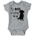 thumbnail image 1 of My Big Brother is a Dog Pet Lover Romper Boys or Girls Infant Baby Brisco Brands NB, 1 of 6