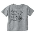 thumbnail image 1 of My Big Brother is a Pitbull Dog Lover Toddler Boy Girl T Shirt Infant Toddler Brisco Brands 18M, 1 of 6