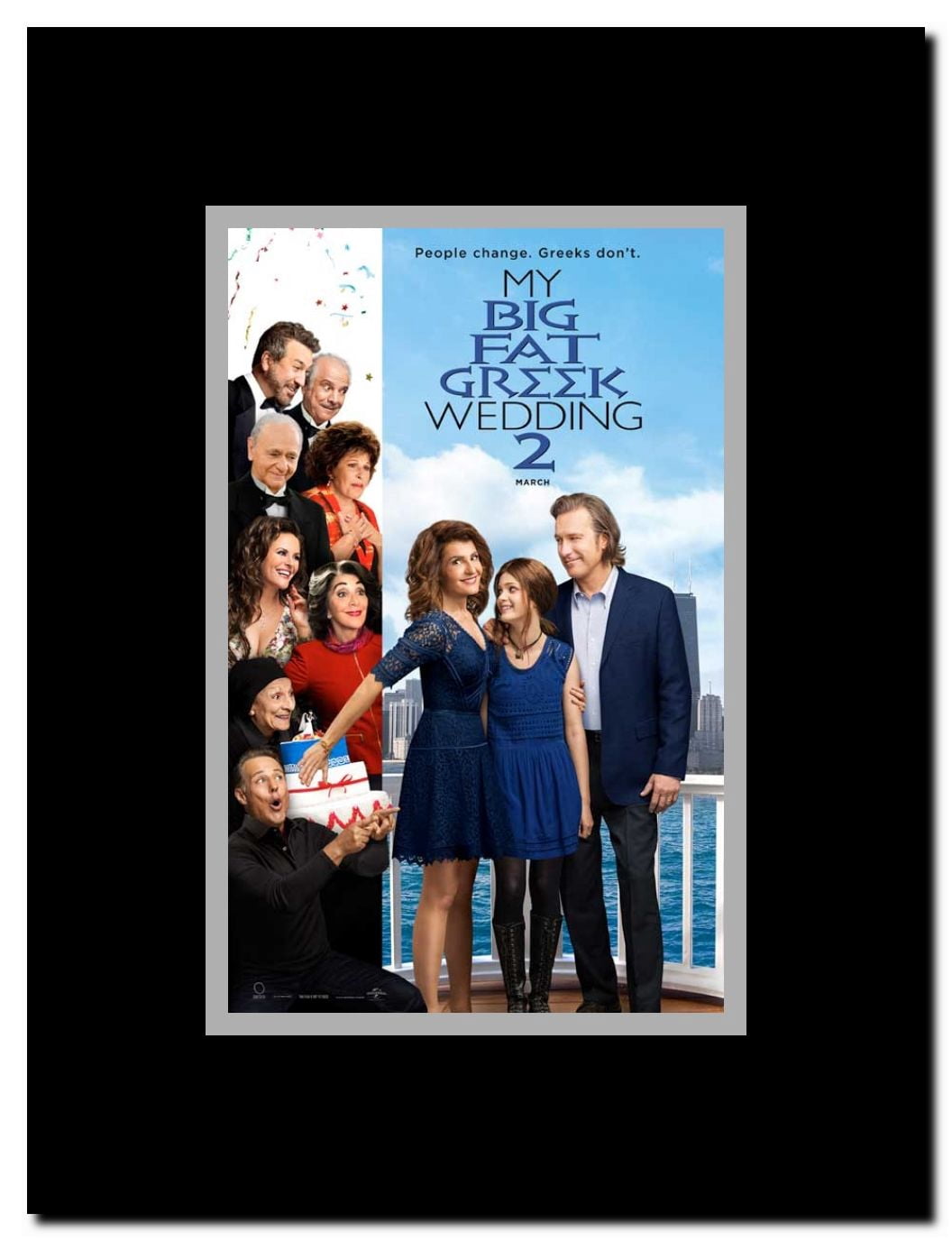 My Big Fat Greek Wedding 2 Framed Movie Poster