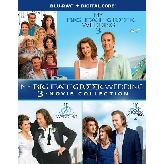 My Big Fat Greek Wedding 3-Movie Collection (Blu-ray + Digital Copy)
