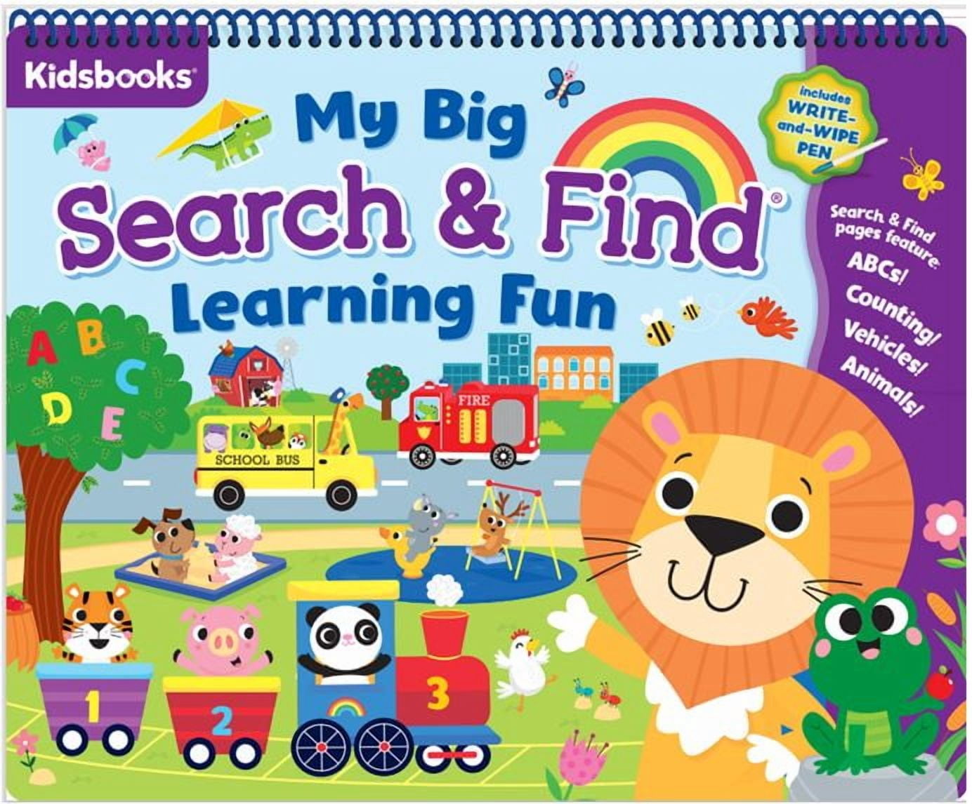 My Big Search & Find Learning Fun Spiral Pad (Paperback) - Walmart.com