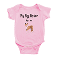 thumbnail image 1 of My Big Sister Is A Basenji Dog Funny Baby Clothing Bodysuits Boy Girl, 1 of 5